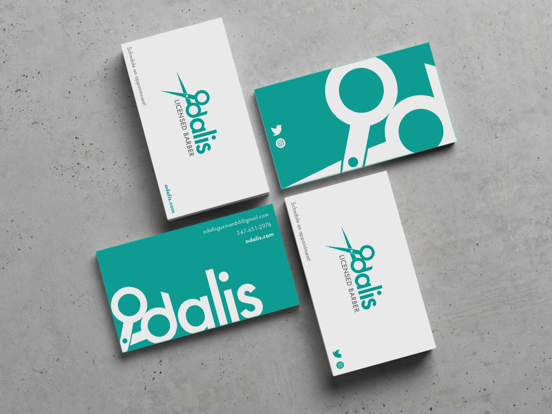 Odalis - Licensed Barber Brand Identity